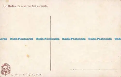 R661749 Fr. Reiss. Sommer im Schwarzwald. Joh. Elchlepp. Nr. 16