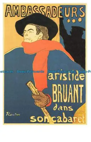 R662792 Ambassadeurs Artistide Bruant dans Soncabaret. Dalkeith Classic Poster C
