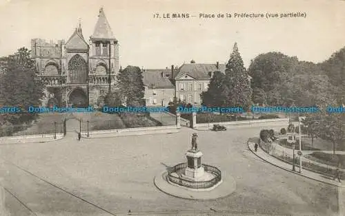 R661179 Le Mans. Place de la Prefecture. Vue Parielle. A. Dolbeau