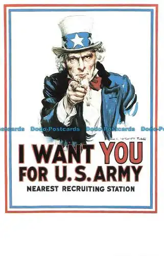 R662826 I Want You for U.S. Army. Nächste Recruiting Station. Dalkeith Poster C