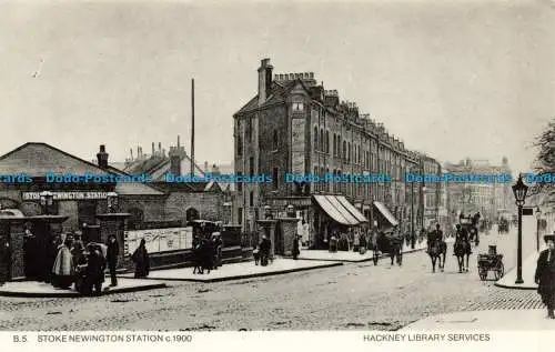 R661826 Stoke Newington Station. Hackney Library Services