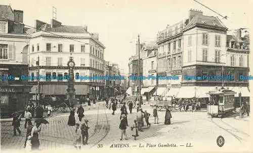 R661218 Amiens. La Place Gambetta. LL. 35. Levy Fils