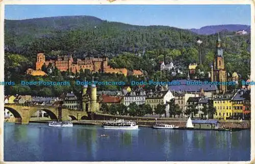 R661861 Heidelberg. Partie am Neckar. Edm. v. König