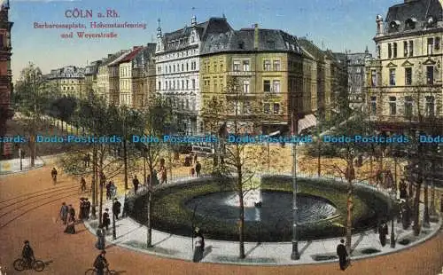 R661873 Coln a. Rh. Barbarossaplatz. Hohenstaufenring