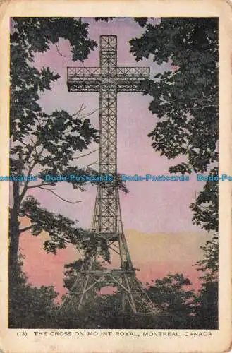 R662897 Kanada. Montreal. Das Kreuz auf dem Berg Royal