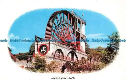 R662909 I.o.M. Laxey Wheel. Fotopräzision. Colourmaster International