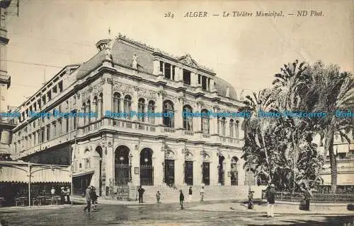 R661914 Alger. Le Theatre Municipal. ND. Foto