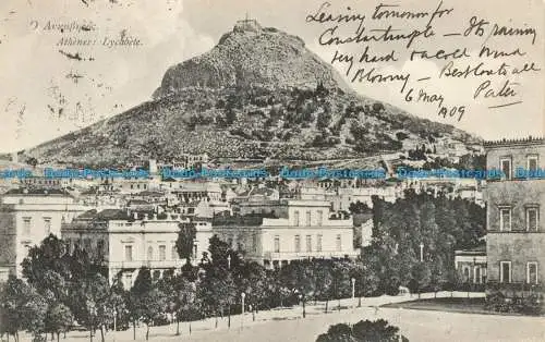 R661324 Athenes. Lykabete. Postkarte