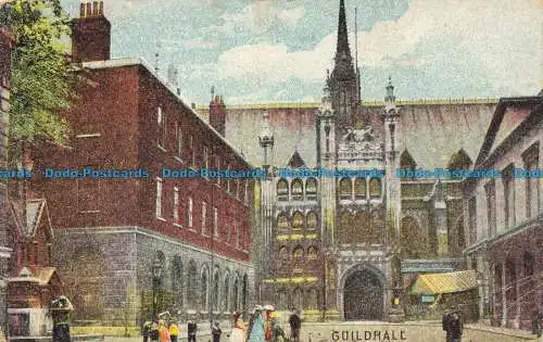 R661328 Guildhall. Postkarte. 1912