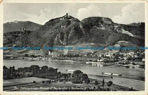 R661961 Das Siebengebirge Rhondorf Drachenfels u. Wolkenburg. Hoursch und Bechst