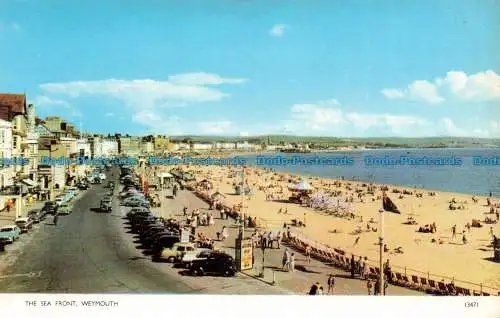 R662991 Weymouth. The Sea Front. Jarrold. Cotman Farbe