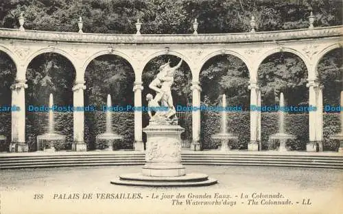 R661367 Palais de Versailles. The Waterworhs Days. Die Kolonnade. LL. 188. Abgabe