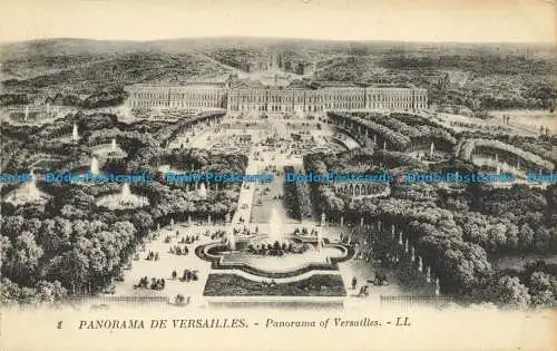 R661369 Panorama de Versailles. LL. 1. Levy et Neurdein Reunis