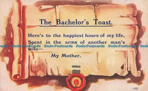 R662003 The Bachelor Toast. Der Alphalsa Verlag