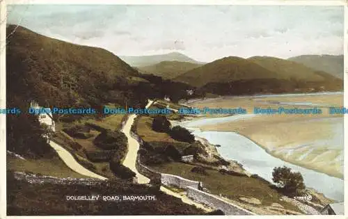 R661396 Barmouth. Dolgelley Road. Valentinstag. Carbo Farbe. 1933