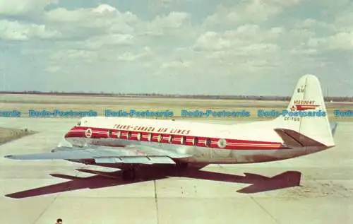 R661428 Kanada. Ontario. Windsor. T. C. A. Viscount am Flughafen Windsor. World Wi