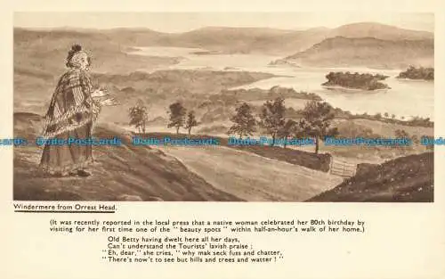 R662146 Windermere von Orrest Head G. P. Abraham