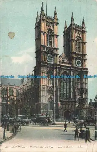 R663706 London. Westminster Abbey. Nordwesten. LL. 41