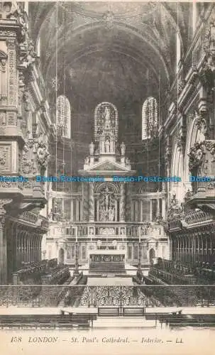 R663708 London. St. Paul Cathedral. Innenraum. LL. 158