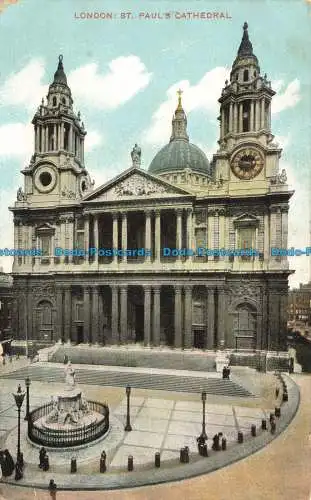 R663196 London. St. Paul Cathedral. Charles Martin. Serie 3. 1906