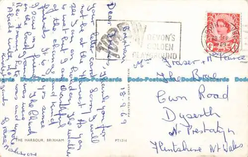 R664449 Brixham. Der Hafen. 1969