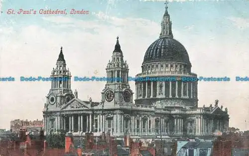 R664453 London. St. Paul Cathedral. Valentine Serie