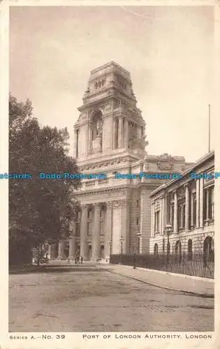 R663753 London. Port of London Authority. Serie. A. Nr. 39