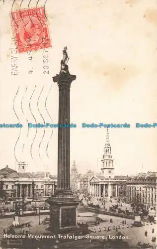 R663756 London. Nelson Monument. Trafalgar Square. M. und L. National Series