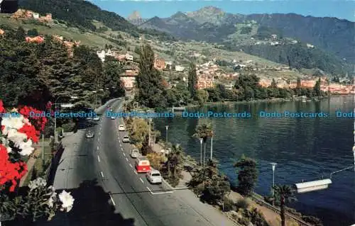 R664473 Clarens. Le Quai et Vue Sur Montreux. Jaeger