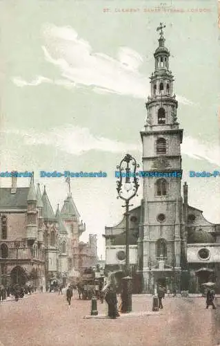 R663773 London. St. Clement Danes Strand. 1906