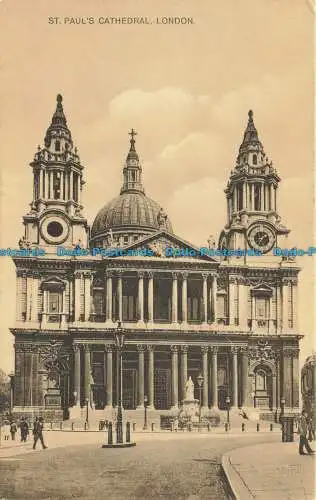 R663267 London. St. Paul Cathedral. Postkarte