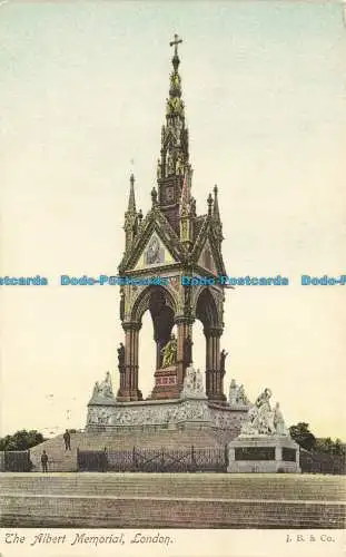 R663268 London. Das Albert-Denkmal. J. B. 1905