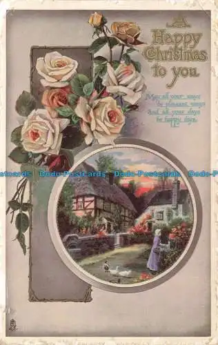 R663790 A Happy Christmas To You. stecken. Gem Glosso Weihnachtsserie. Nr. 5277. 1