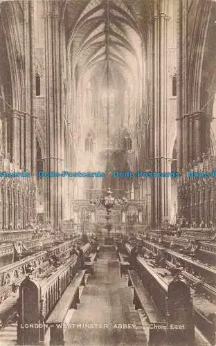 R664547 London. Westminster Abbey. Chor Ost. The London Stereoscopic Company L