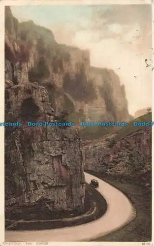 R663836 Cheddar. Die Schlucht. Photochrom