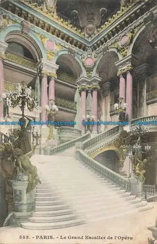 R663849 Paris. Le Grand Escalier de l Opera. 1907