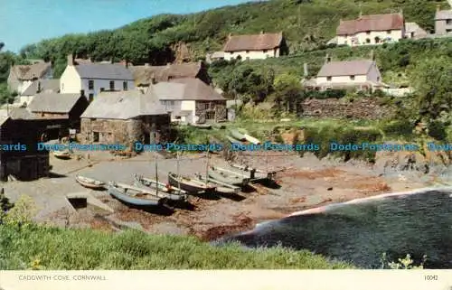 R662337 Cornwall. Karte mit Bucht. Jarrold. RP