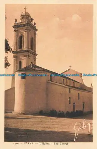 R663912 Piana. Die Kirche. G. Alessandri