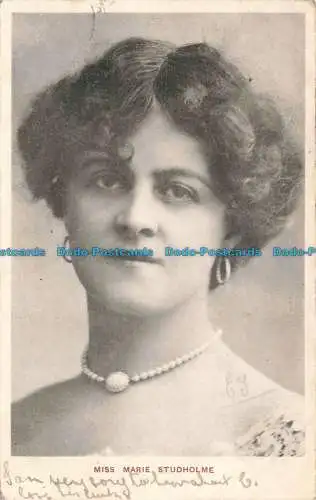 R664658 Miss Marie Studholme. Davidson Bros. Stageland Serie. Nr. 7. 1903