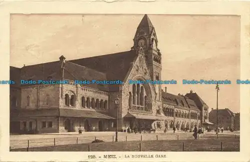 R662413 Metz. La Nouvelle Gare. Ch. Bergeret. La Cigogne