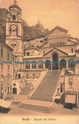 R663960 Amalfi. Jacciata del Duomo. A. Fusco Dipino