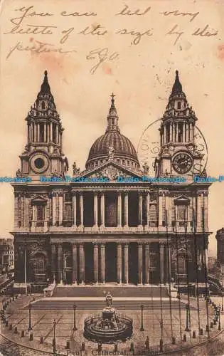 R663961 London. St. Paul Cathedral. Selfridge. 1910