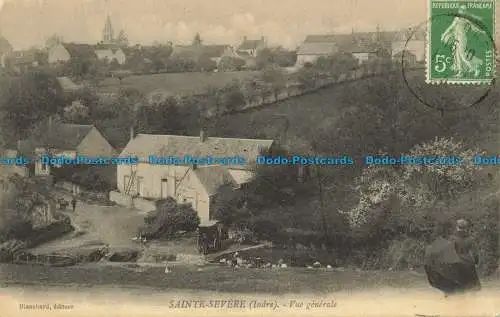 R662441 Sainte Severe. Indre. Vue Generale. Blanchard