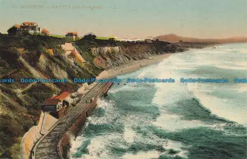 R662461 Biarritz. La Cote Des Basques. LL. 70