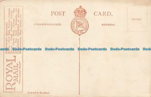 R662474 R.M.S.P. Ohio. Doppelschraube. New York Service. Royal Mail