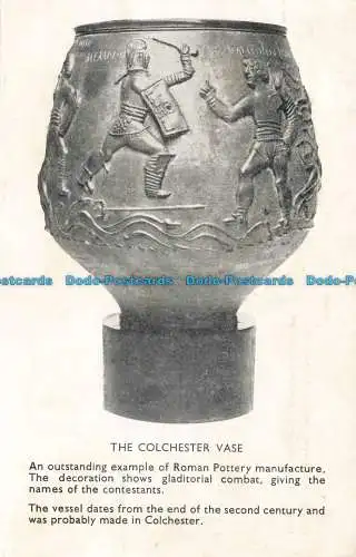 R664012 The Colchester Vase. Ein herausragendes Beispiel römischer Keramikmanufaktur