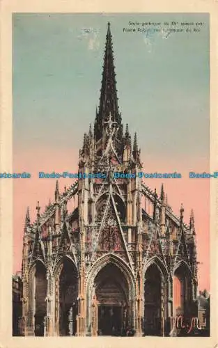 R664727 Rouen. La Ville Musee. Eglise Saint Maclou. Style Gothique Du XV. Siecle