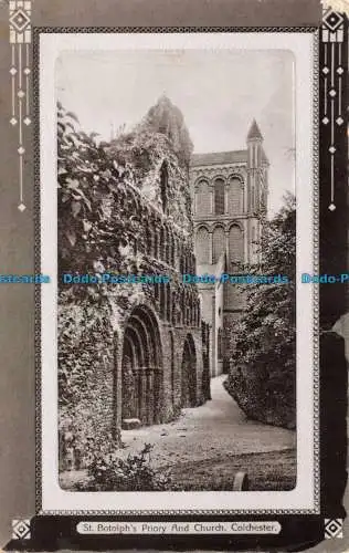 R664018 Colchester. Priorat und Kirche St. Botolph. 1913