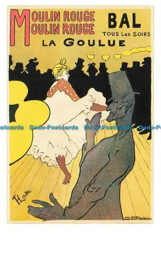 R664746 Moulin Rouge. La Goulue. Ball Tous les Soirs. Dalkeith Classic Poster Serie