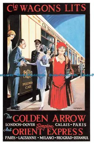 R664747 Cie Wagons Lits. Der goldene Pfeil. Dalkeith Classic Poster Serie